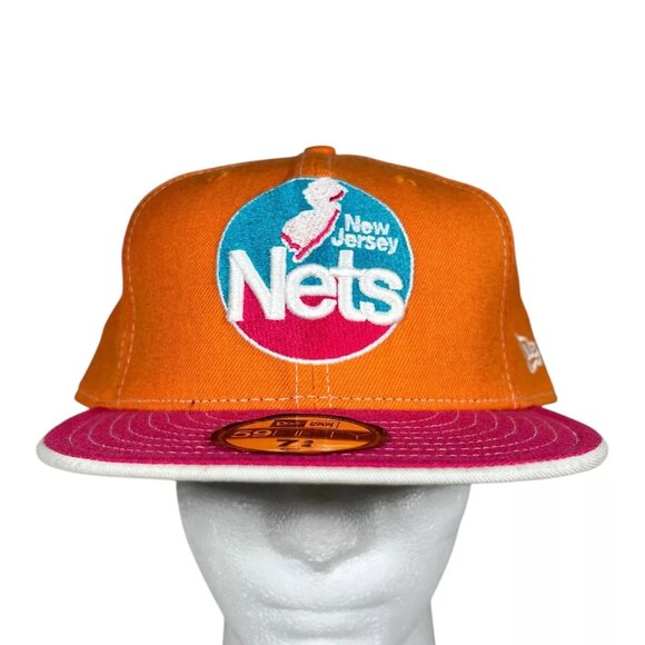 59Fifty New Era New Jersey Nets Hardwood Classics NBA Basketball Hat Size 7 3/4 - Picture 3 of 16